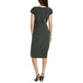 thumbnail image 2 of Elie Tahari womens  Pleated V-Neck Sheath Dress, 2, 2 of 3