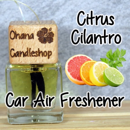 Citrus Cilantro Wax Car Air Freshener