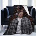 thumbnail image 1 of Robert Pattinson Throw Blanket Lightweight,Ultra-Soft & Comfy Flannel Blanket, 1 of 5