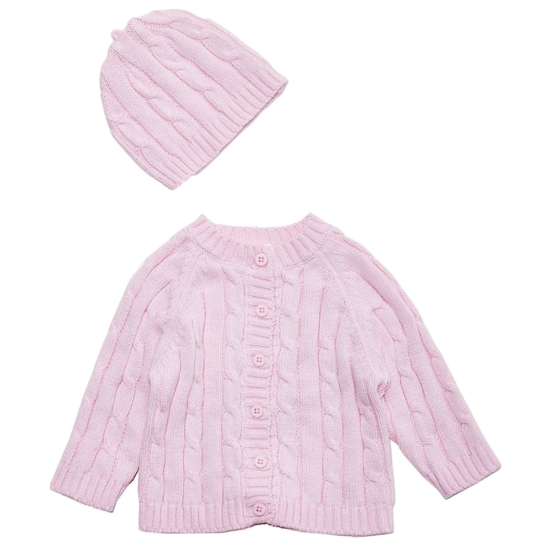 cable knit baby cardigan