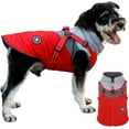 thumbnail image 1 of Lucoss Winter Dog Coat with integrated harness No Pull Cold Weather Waterproof Warm Fleece Back Zipper for Small & Medium Dog, 1 of 5