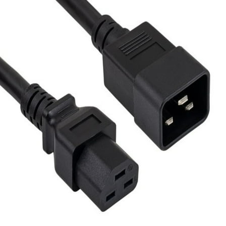 SANOXY Cables and Adapters; 6ft 12 AWG 20A 250V Heavy Duty Power Cord (IEC320 C20 to IEC320 C21)