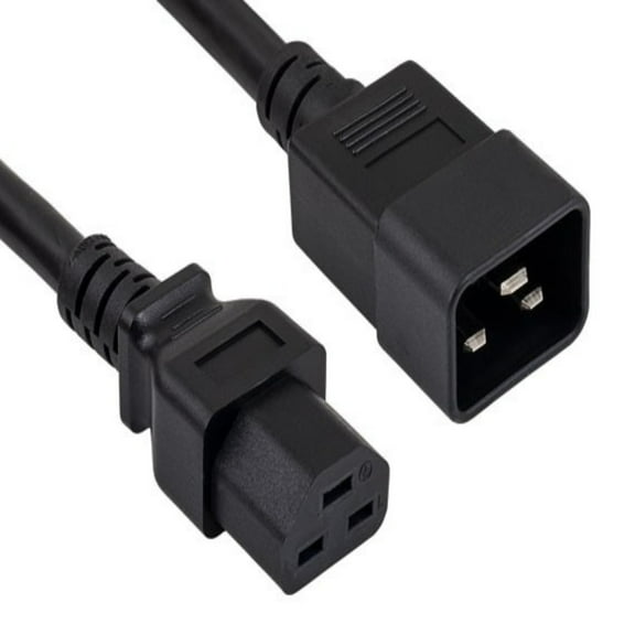 SANOXY Cables and Adapters; 3ft 12 AWG 20A 250V Heavy Duty Power Cord (IEC320 C20 to IEC320 C21)