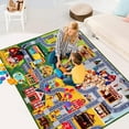 thumbnail image 4 of Kids Car Play Rug, Cityscape Area Rug, 9'2" x 6'7" Rectangular, 4 of 5
