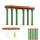 thumbnail image 4 of Juego interactivo de sticks de captura • Entrenador de enfoque para coordinación • Niveles ajustables de 3 velocidades • USB recargable • EVA duradero • Set de actividades para fiestas familiares, 4 of 8