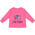thumbnail image 3 of Inktastic 2nd Birthday Unicorn 2 Year Old Girl Girls Long Sleeve Toddler T-Shirt, 3 of 5
