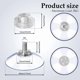 thumbnail image 3 of 12 large suction cups plastic suction cups transparent anti-collision suction cups rubber screw nut metal suction cup strong (40M5-10), 3 of 4