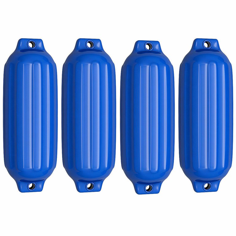 Costway 4 Ribbed Marine Boat Fender 8.5''X 27'' Vinyl Bumper