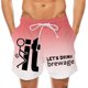 thumbnail image 1 of Pantalones cortos con estampado de bandera a rayas del Día de la Independencia para hombre Pantalones de playa con cintura elástica Pompotops oipoqjl40963, 1 of 4