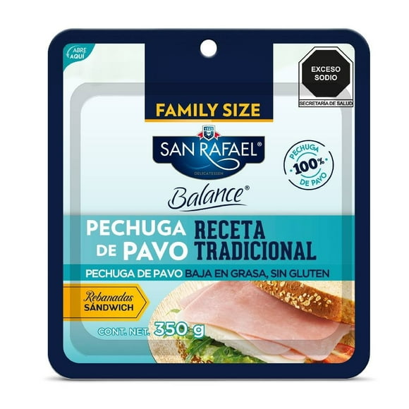 Pechuga de pavo San Rafael receta tradicional 350 g