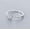 S925silver ring Silver, variant on Five Petals Flower Ring For Women S925 Silver Jewelry Floral Elegant Delicate Anniversary Gift For Her Jewelry