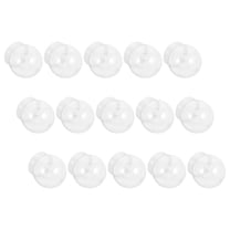 FUEENIRVA 15Pcs Empty Snow Globes Plastic Clear Round Snow Globes