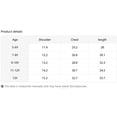 thumbnail image 6 of Girls Elastic Elegant Short Sleeve Sundress Comfort-Fit Crew Neck Casual Dress for Girls Age 5-13, 6 of 6