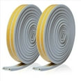 thumbnail image 3 of 4 Rollos 10 M Excluidor de Tiro para Puertas Y Ventanas, Cinta Excluidora de Tiro Sello de Goma Cinta de Espuma Pegatinas de Coche Sellado Gris, 3 of 5
