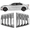 Carbon Fiber Hydro Dip (Gloss/Smooth Finish), variant on Ikon Motorsports Compatible with 11-23 Dodge Charger V2 Style Window Louver Sun Windshield Gloss Black