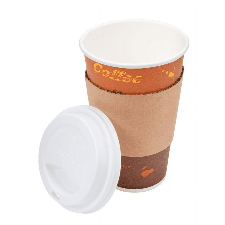 16 oz. Paper Hot Cups (Print) 1,000/Case