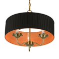 thumbnail image 2 of 41863-01 Livex Lighting Harrington - 3 Light Pendant In Transitional Style-14 Inches Tall and 16 Inches Wide-Antique Brass Finish    -Traditional, 2 of 10