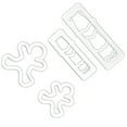 thumbnail image 3 of 4 Pieces Biscuit Shape Die Mold 4 Pieces Xmas Pattern Cake Candy Slicer Christmas Festival DIY Crafts Pressing Bar Wedding Kitchen Decorating Tools, 3 of 9