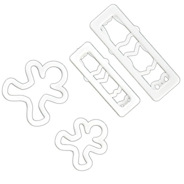 Yuarrent Molde de troquel en forma de galleta de 4 piezas Herramientas y accesorios para hornear