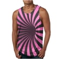 thumbnail image 1 of Tanques para Hombre de Verano Solto Chaleco Impresión Deportivo Cuello Redondo, Top de Moda Casual para Al Aire Libre Y Diario, 1 of 4