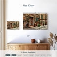 thumbnail image 4 of Elephant Stock Mediterranean Old Town Wall Art - Horizontal Canvas Wall Art - Living Room Wall Decor - City Canvas - Beige And Brown Decor - 12" x 8", 4 of 8
