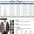 thumbnail image 2 of Flannel Hooded Jacket for Men Big and Tall Plaid Sherpa Thermal Lined Shirt Jacket Orange 3XL, 2 of 5
