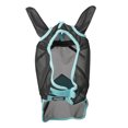thumbnail image 2 of Weatherbeeta - Máscara Mosquera para Caballos de Red Fina Comfitec Deluxe (Negro, Turquesa), 2 of 3