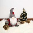 thumbnail image 5 of Enano navideño de peluche, muñeco navideño de peluche, estatua escandinava de San Nicolás sentado, decoración navideña., 5 of 5