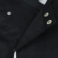 thumbnail image 4 of Veste de Chef Manteau Restaurant Cuisine Traiteur Uniforme de Cuisinier Rétro Manches Longues 2TG, 4 of 8