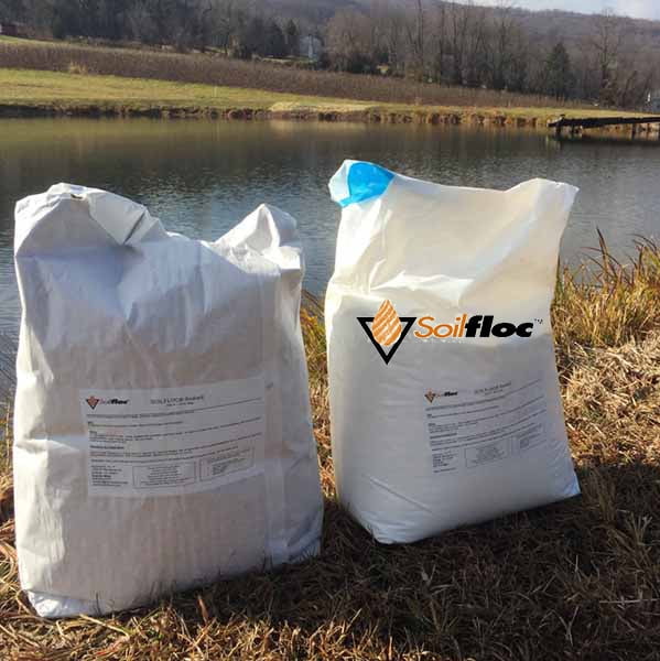 SoilFloc Pond Sealant 2 Part Polymer Pond Sealer Apply Through the