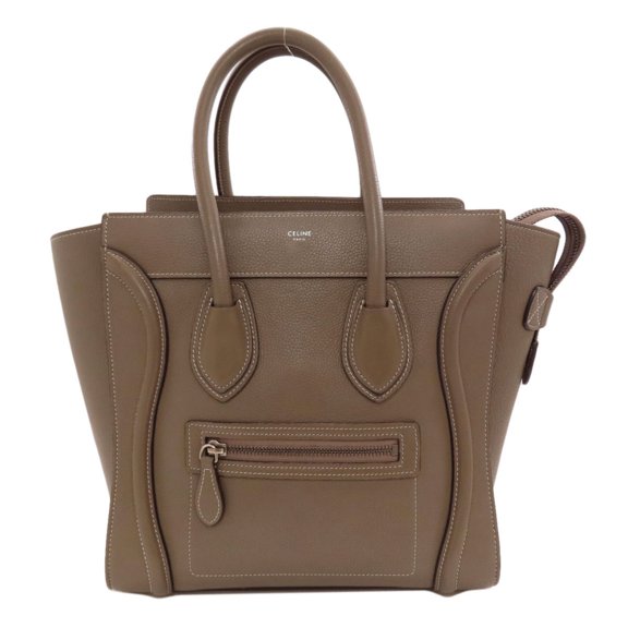 Pre-Owned Celine Luggage Micro Handbag, Calfskin, Women's