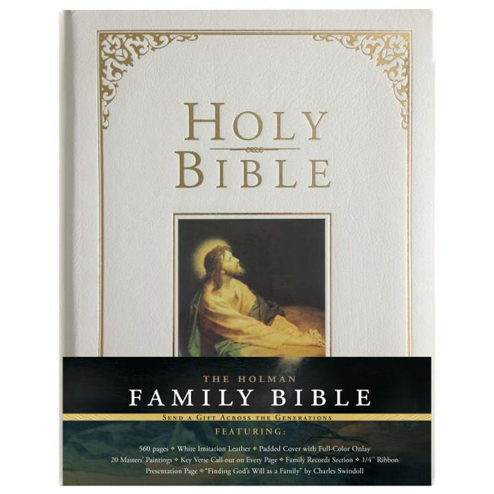 Holman KJV Family Bible, White Imitation Leather (Hardcover)