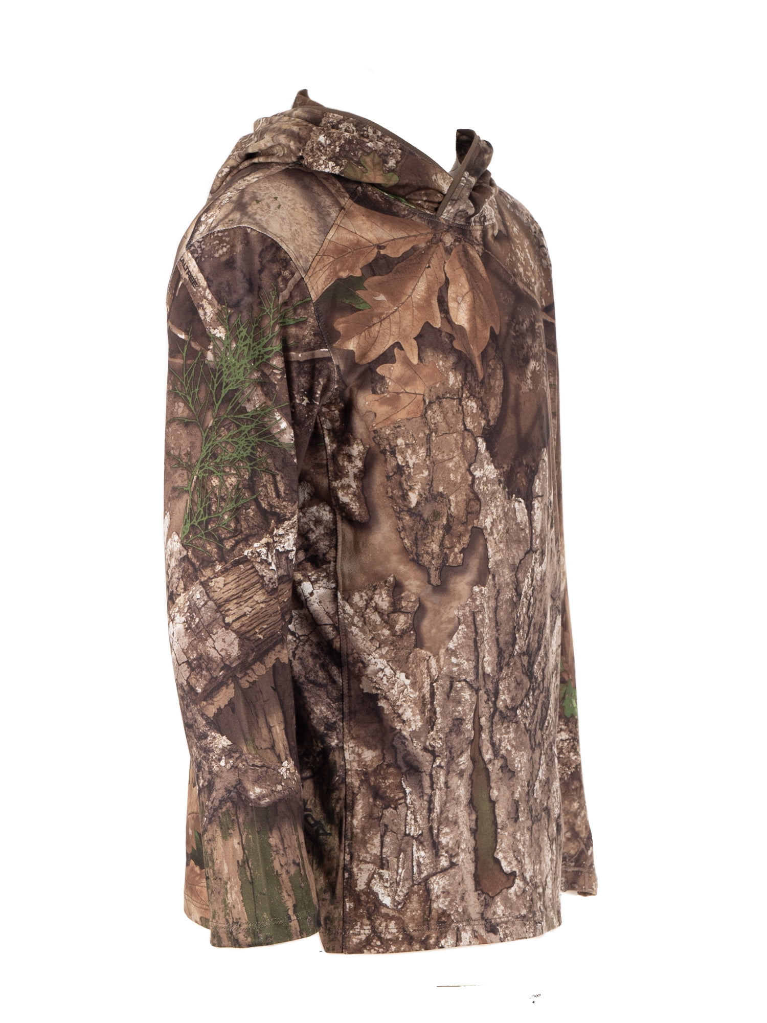 Realtree Youth Long Sleeve Performance Fishing Hoodie, L