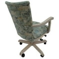thumbnail image 3 of Pemberly Row Swivel Wood Dining Caster Chair 400 on Wheels in Poet Sky Blue, 3 of 3