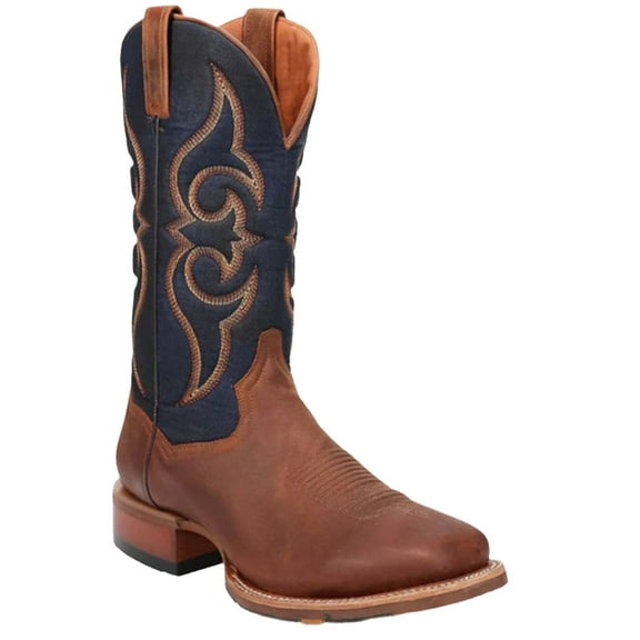 Dan Post Western Boots Mens Jenks Leather Broad Square Toe Rust DP5018