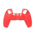 thumbnail image 1 of Funda para DualSense Silicona Suave Antideslizante Mando PS5 () Rojo, 1 of 8