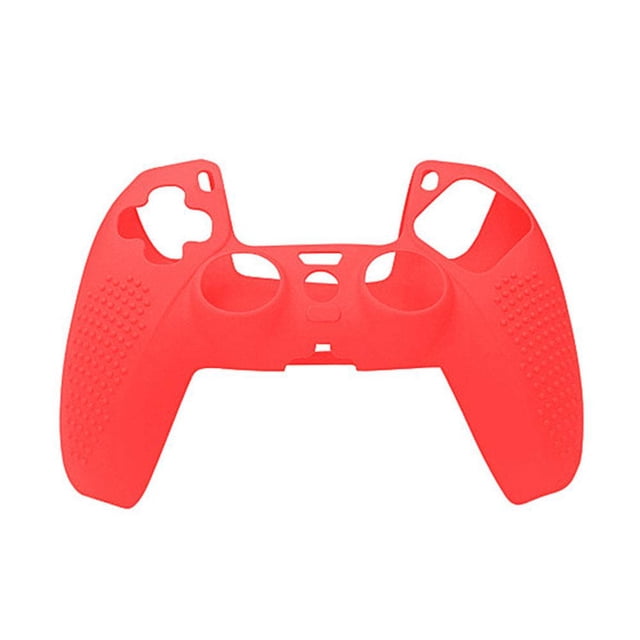 Funda para DualSense Silicona Suave Antideslizante Mando PS5 () Rojo