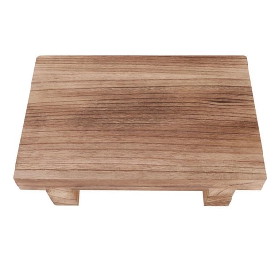 Wooden Bedside Step Stool with 400Lb Load Capacity Wood Step Stool for Adults & Portable Step Stool