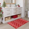 thumbnail image 3 of BERTHMEER 2'X3' Christmas Rugs for Indoor Entrance Entryway Kitchen Washable Non-slip Front Door Mat,Red, 3 of 7