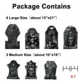 thumbnail image 7 of Halloween Foam RIP Graveyard Tombstones, 7Pack(3 x L-Size + 4 x XL-Size) Foam Tombstone for Halloween Party Outdoor Decorations, 7 of 7