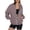 Bronze, variant on TIANZEN Women‘s Winter Long Sleeve Zip Up Hoodless Sweatshirt Casual Solid Color Lined Jacket With Pockets Sweatshirts Women Hoodie