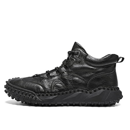

Men‘s Handmade Stitching Non Slip Hiking Shoes Walking Trailing Trekking Sneakers