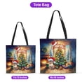 thumbnail image 5 of Merry Christmas Devon Rex Santa Hat Xmas Tree Winter Holiday All Over Print 3D Canvas Tote Bag Cat Lover Kitten Owner Gifts Reusable Handbag - 01013, 5 of 5