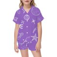 thumbnail image 1 of Ensemble de Pyjama Imprimé Ludique pour Filles Confort et Rêves Doux pour Enfants de 2 à 13 Ans, 1 of 3