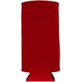 thumbnail image 2 of Blank Soft Foam Collapsible Slim Can Coolie (Red, 4 Pack), 2 of 7