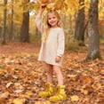 thumbnail image 3 of gcong Girls Ankle Boots Lightweight Non-slip desert Boots Military shoes Kid's hiking shoes, 3 of 9