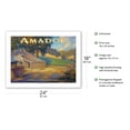 thumbnail image 2 of Amador Wineries - El Dorado County - California Vineyards Wine Country Art by Kerne Erickson - Bamboo Fine Art 290gsm Paper Print (Unframed) 18x24in, 2 of 4