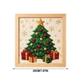 thumbnail image 2 of Kingfansion Fabric Art Kit, DIY 3D Christmas Fabric Poke Art Kit for Adults, Premium No-Sew Mosaic Wall Art & Craft Kits with Frame & Tools, Relaxing Handmade Art Project Gifts for Beginner, 2 of 6