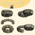 thumbnail image 3 of Zimtown 2-in-1 Outside Cat Playpen Enclosed with Tunnel, Large Enclosure with Tunnel & Portable Tent for Pets, Rainbow Color, 3 of 6