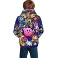 thumbnail image 3 of Youth Kirby Hoodies 3d Print Pullover Hooded Sweatshirt With Pocket For Boys Girls, 3 of 7